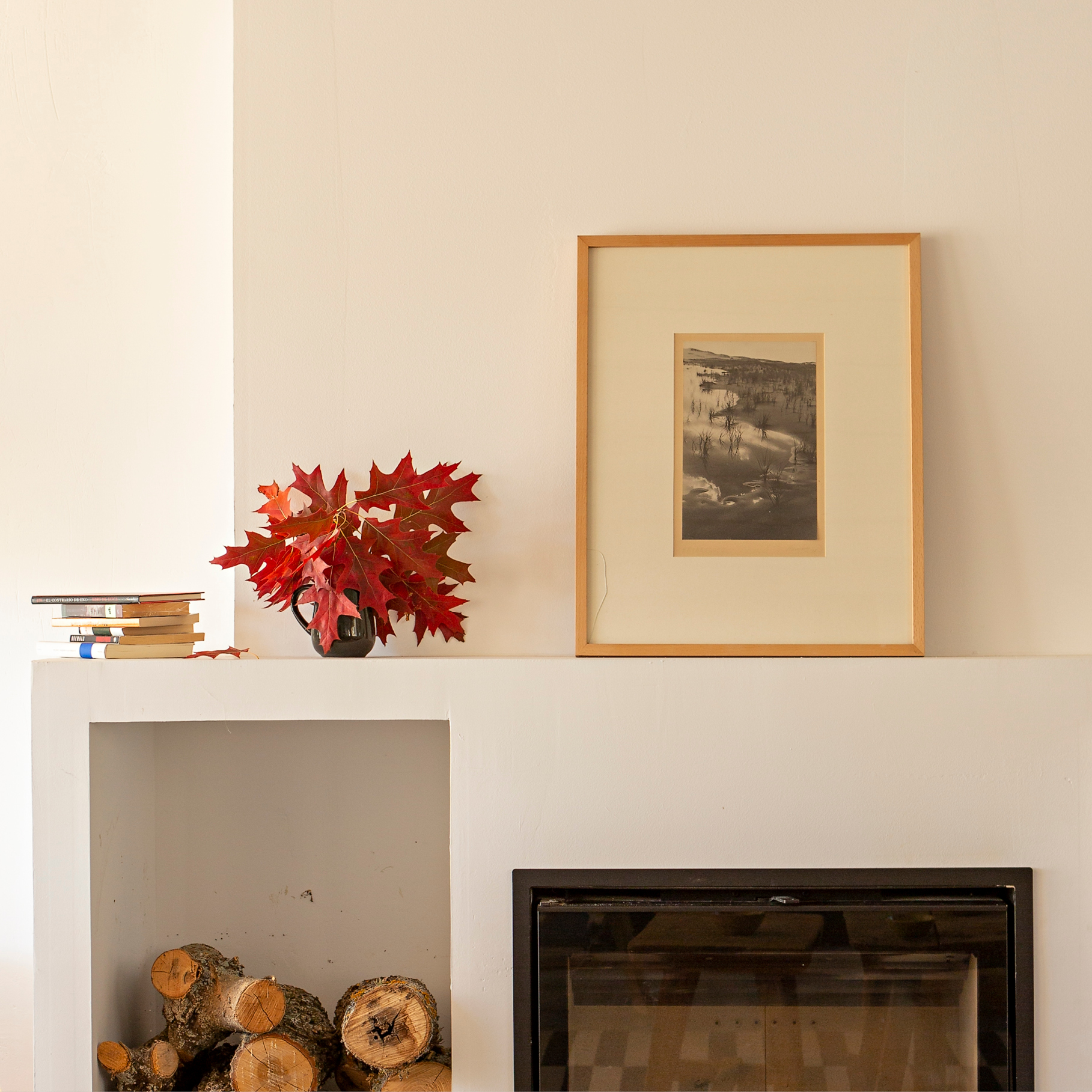 Las Albercas de Tenzuela, La Alberca, Salon con Chimenea, Televisión, Dos Sofas, Dos sillones 